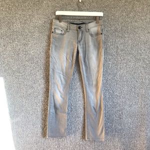 Guess Starlet Slim Fit Greywash Jeans Size 27